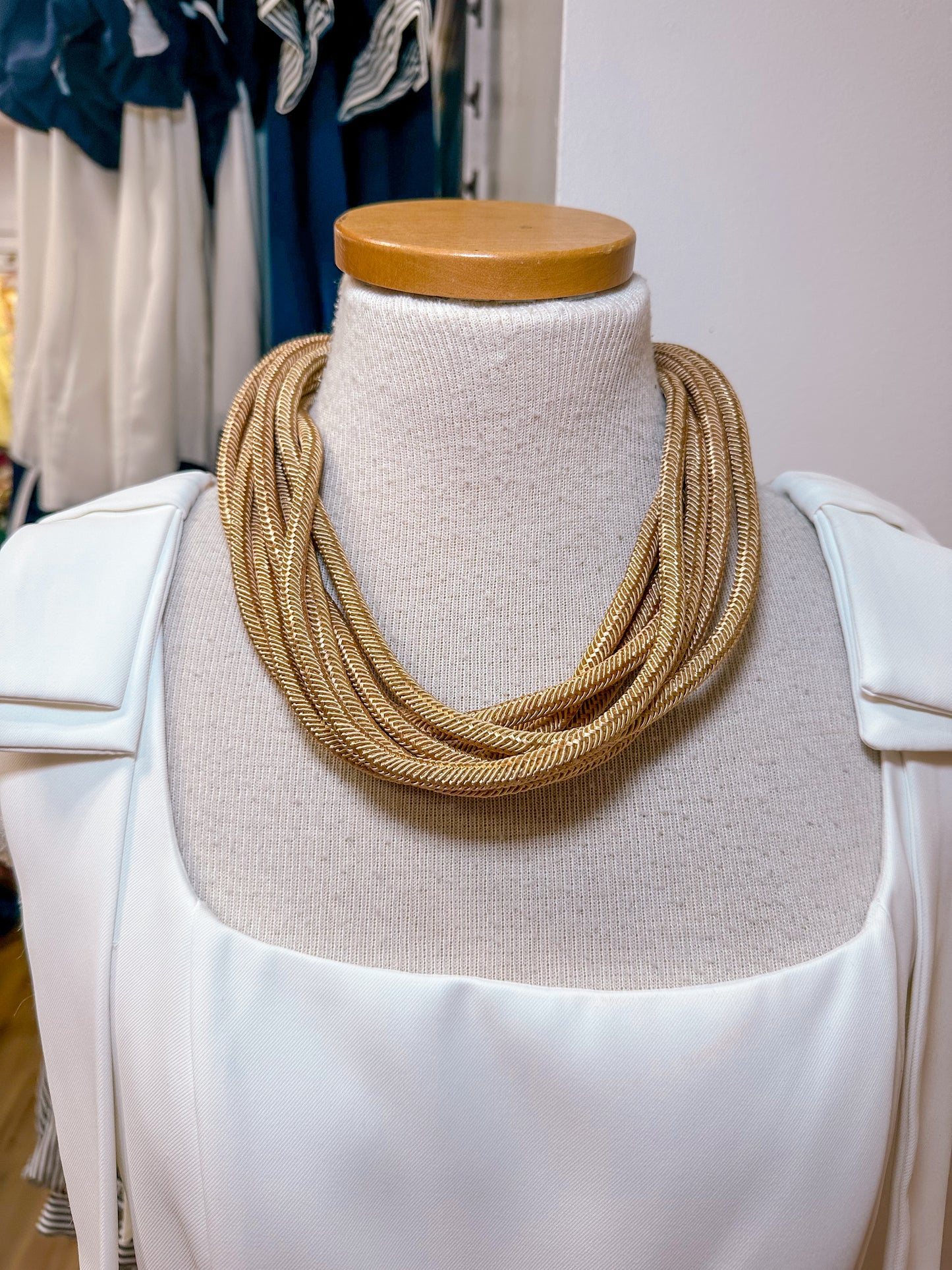 Layered Tube Necklace