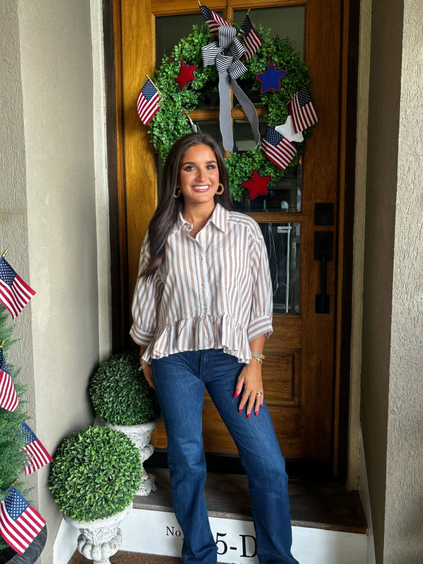 Breezy Button Down Top