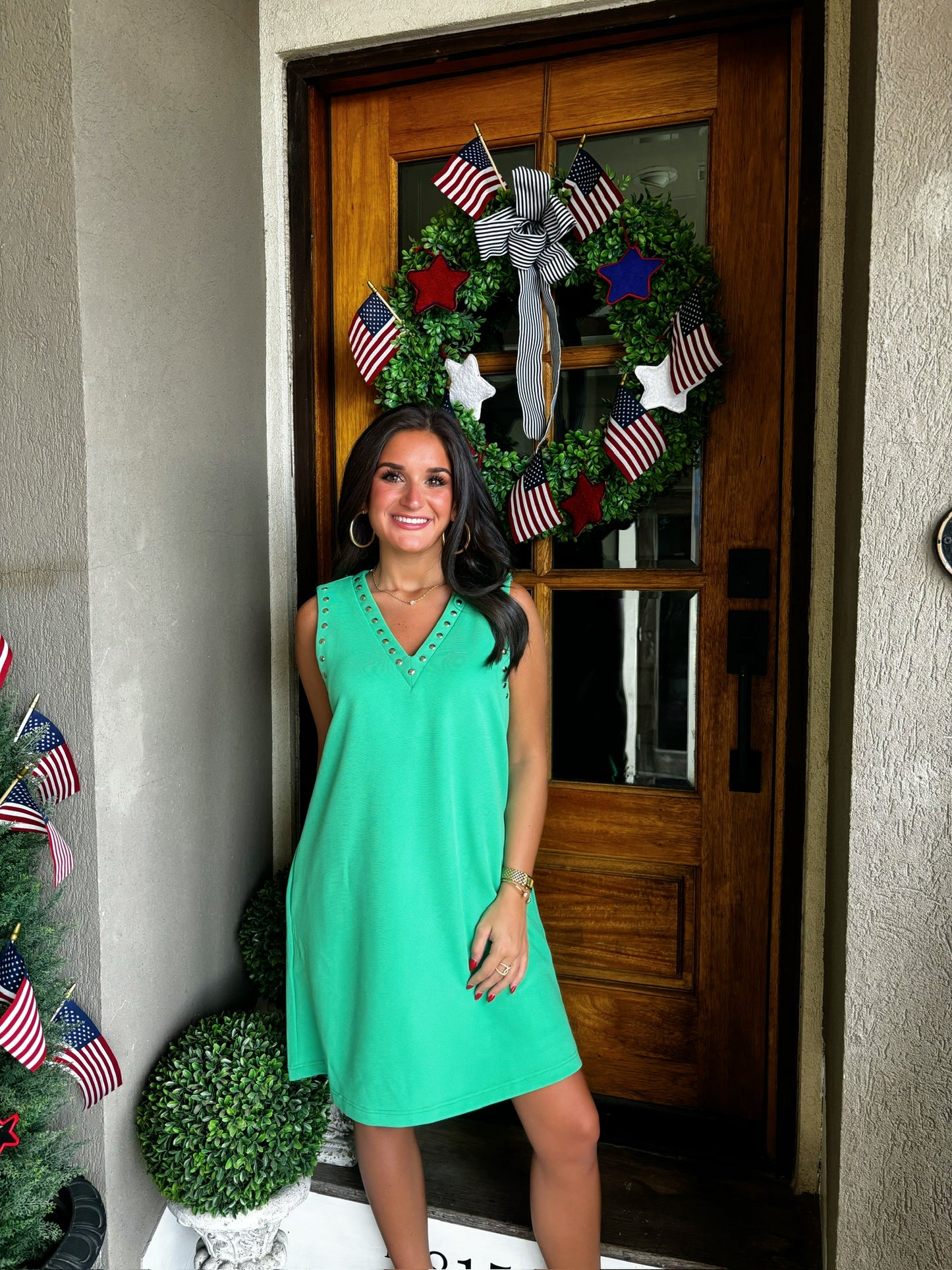 Basic Button Mini Dress