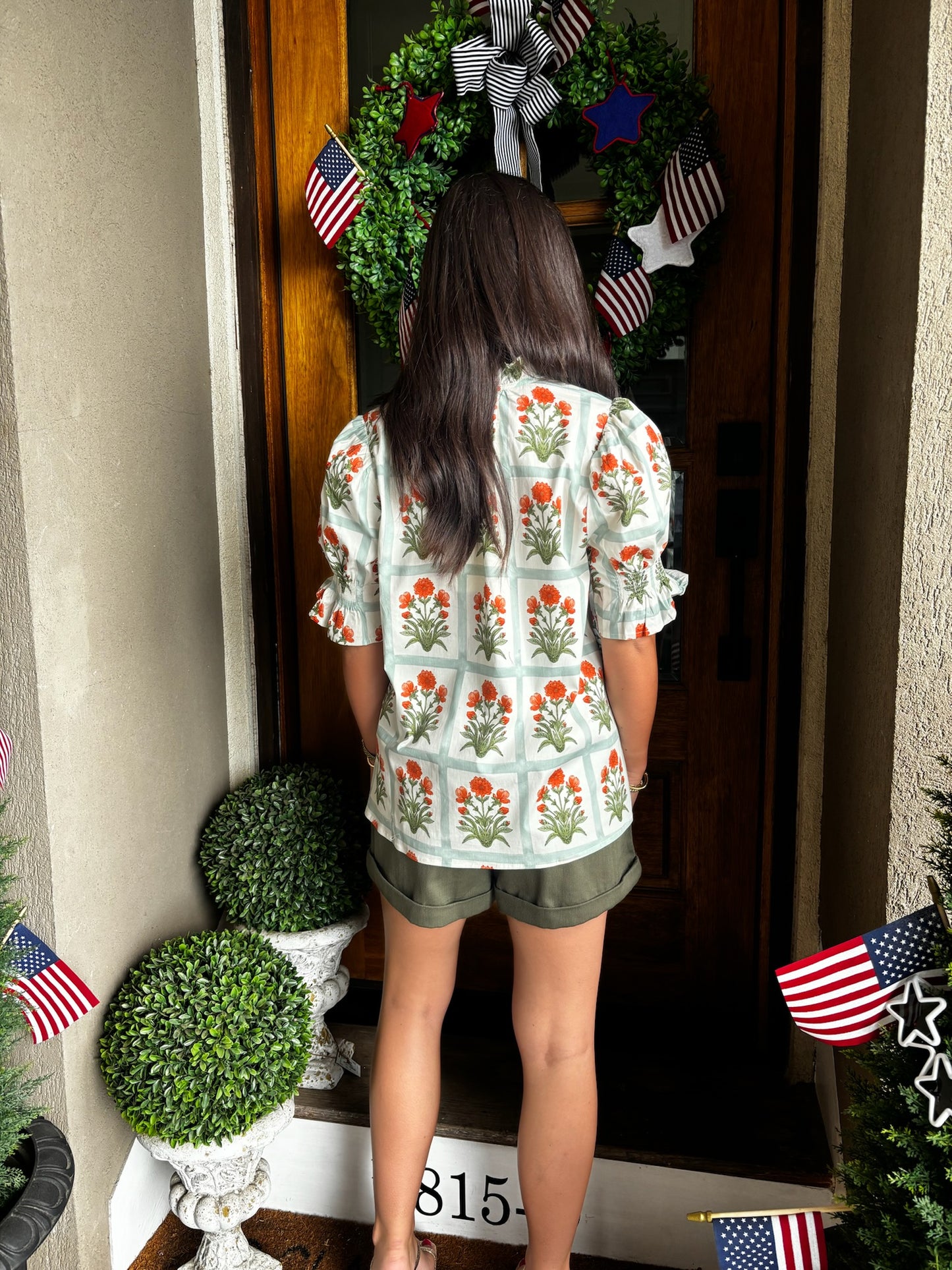Poppy Pine Top