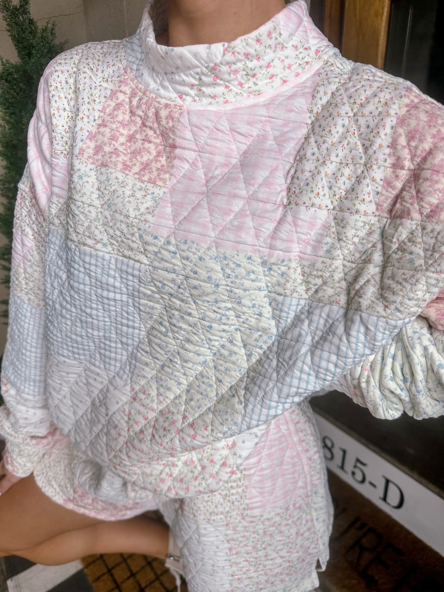 Pottery Quilted Mockneck Set