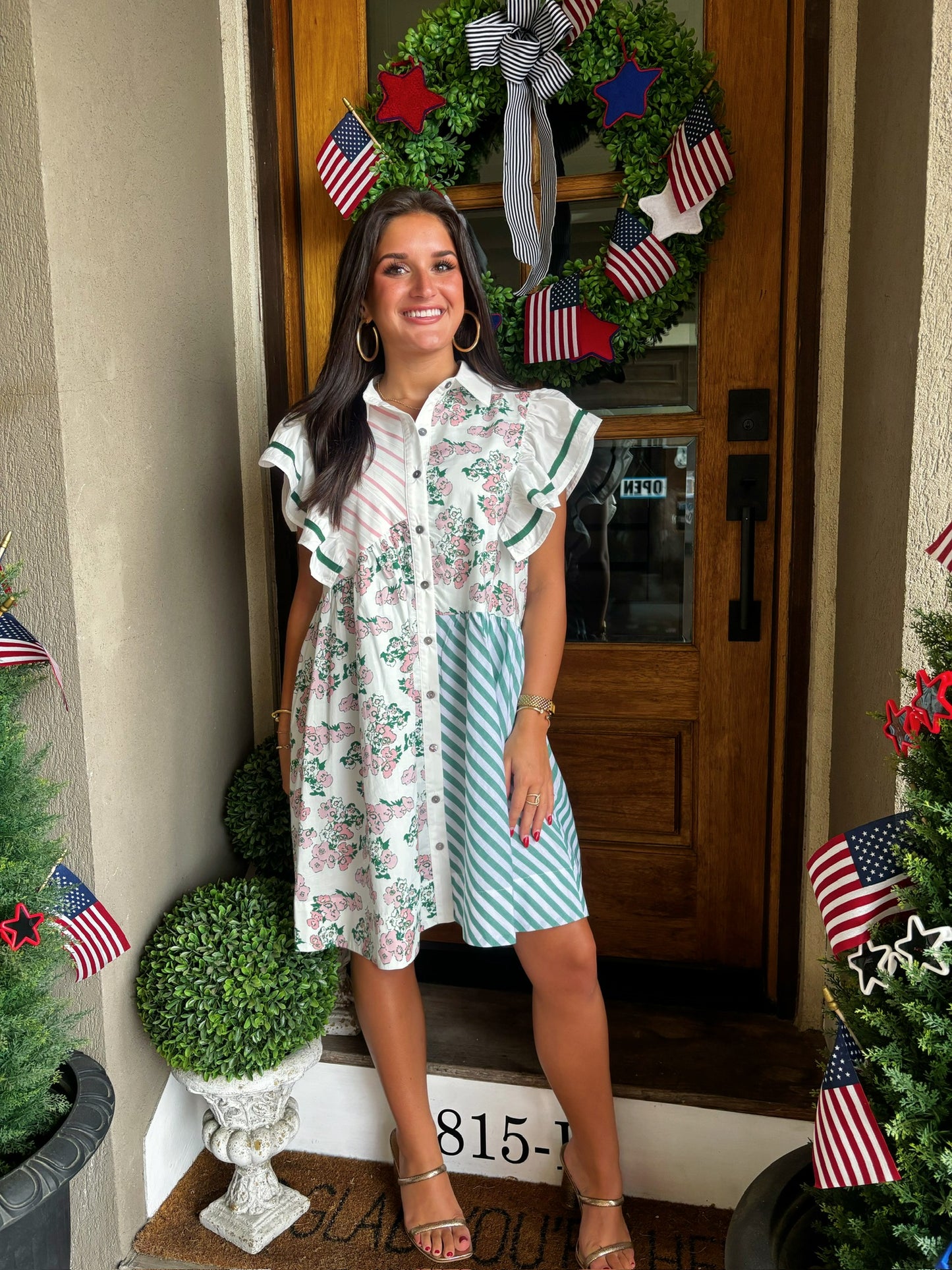 White Canvas Dress