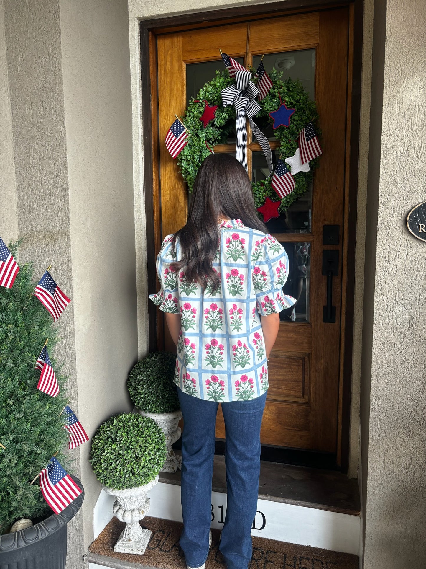 Poppy Pine Top