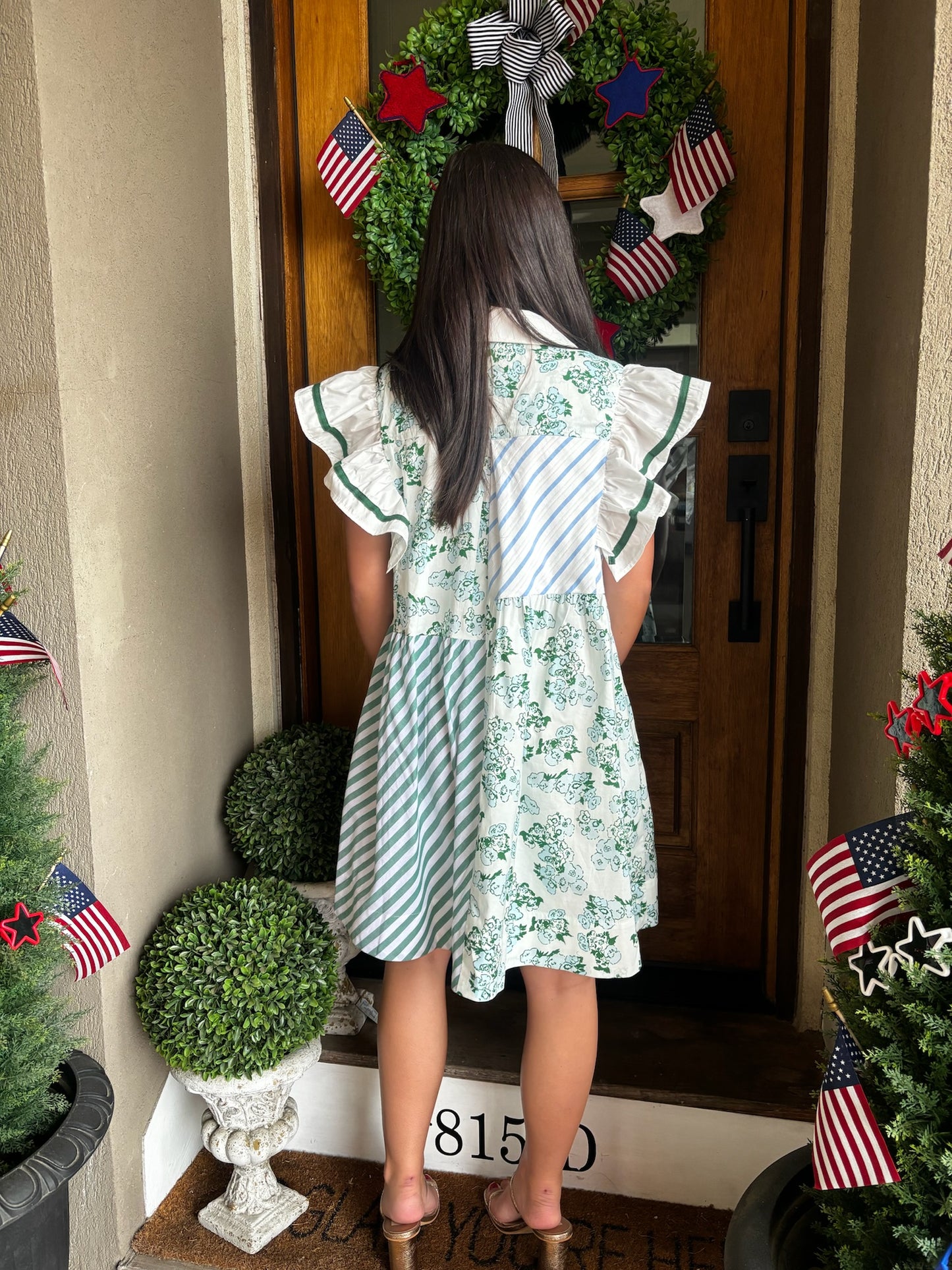 White Canvas Dress