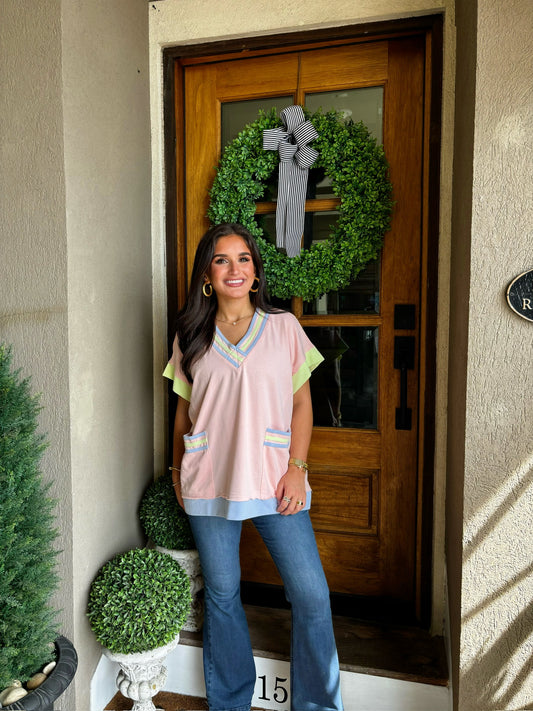 Colorblock Top