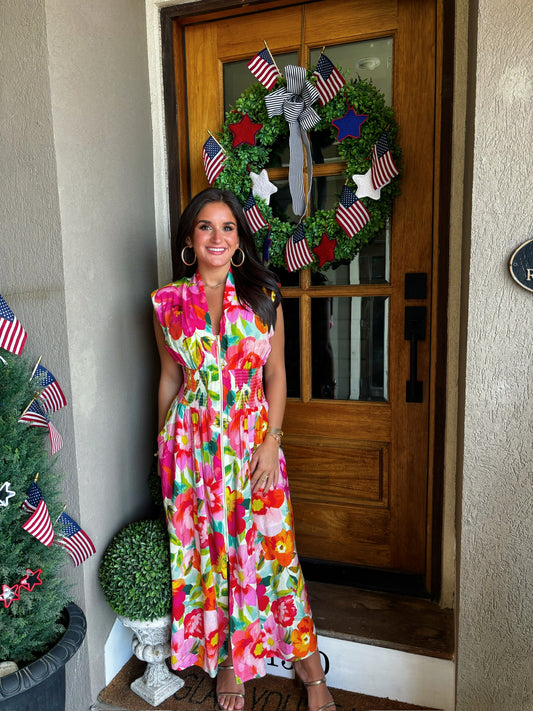 Palm Coast Midi Dress