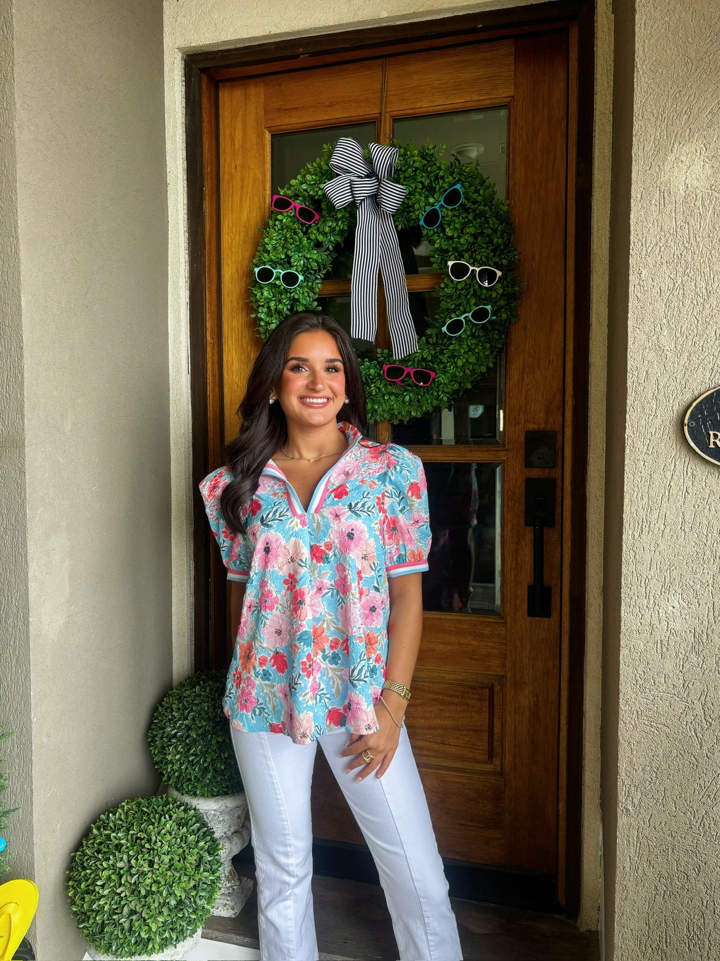 Foxy Floral Top