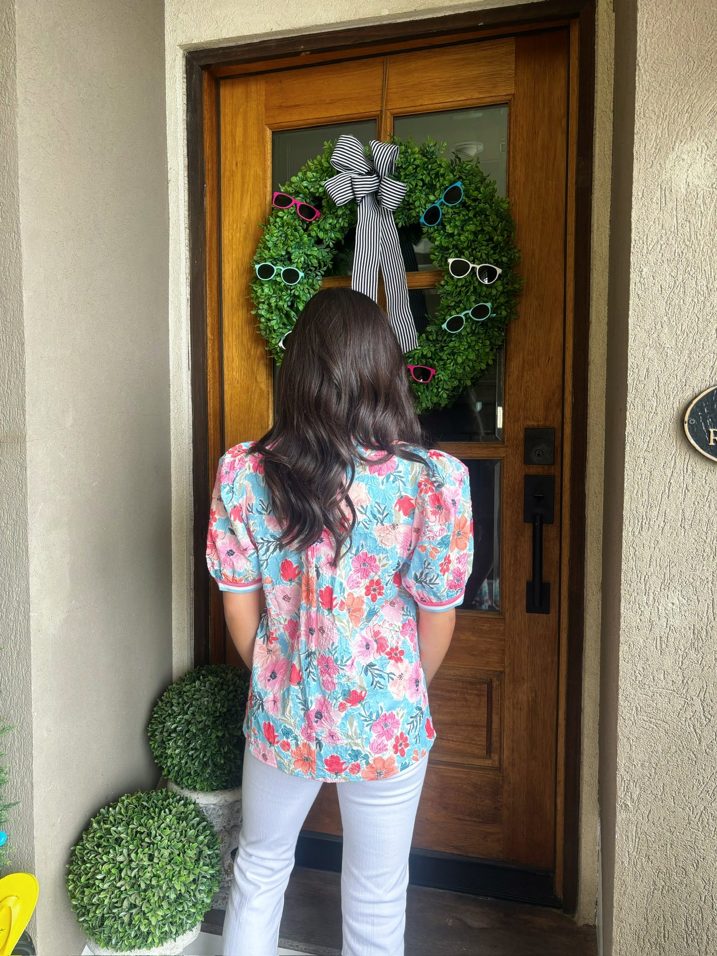 Foxy Floral Top