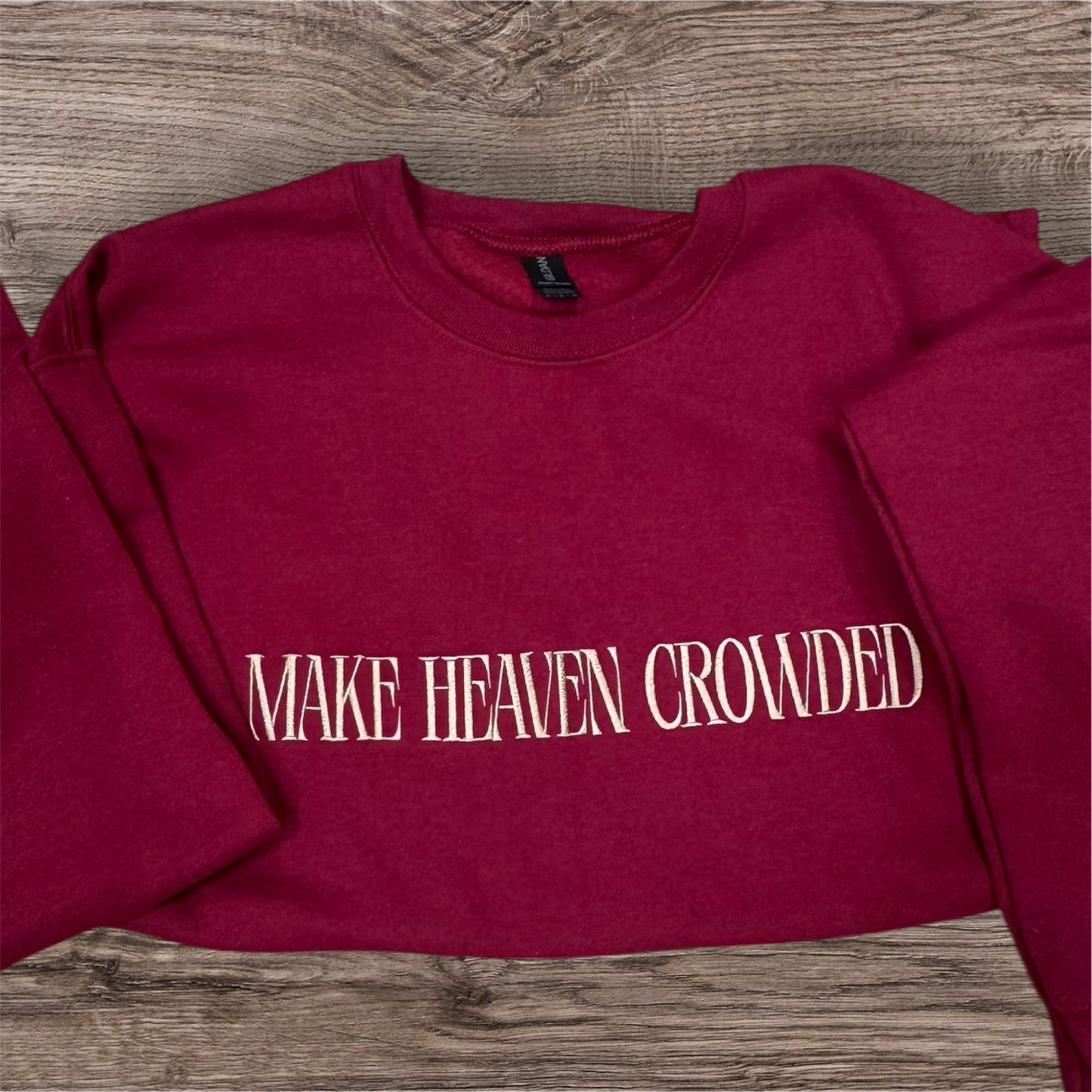 Make Heaven Crowed Embroidered Sweatshirt