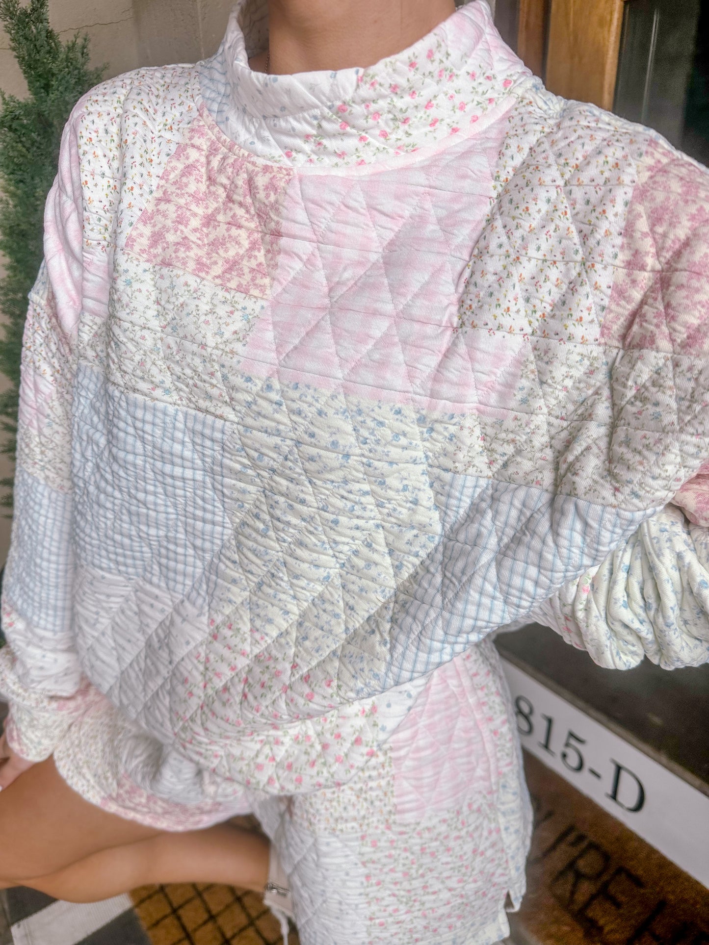 Pottery Quilted Mockneck Set