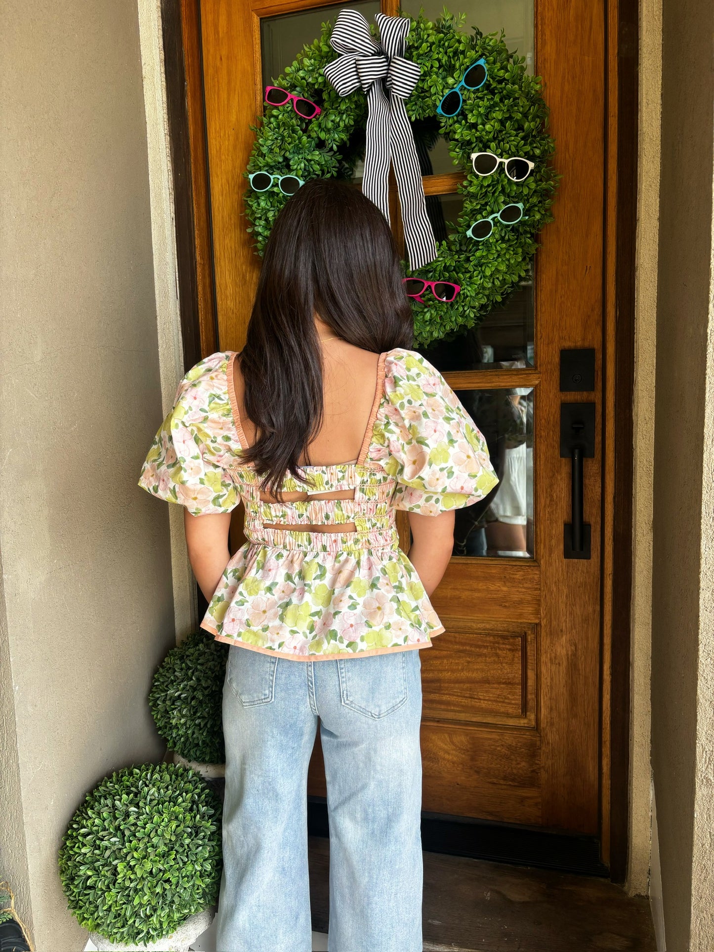 Florence Floral Top