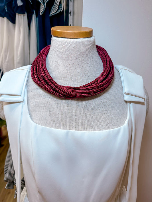 Layered Tube Necklace