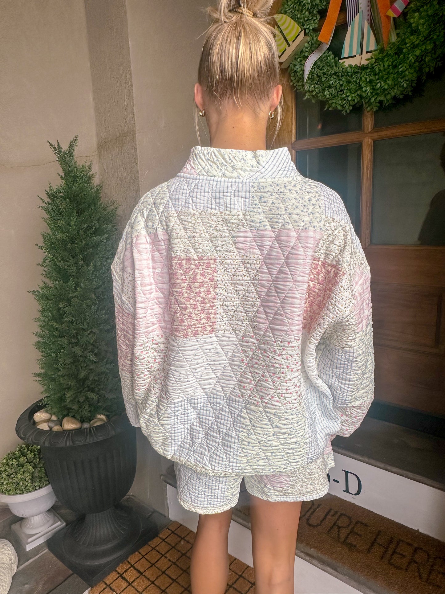 Pottery Quilted Mockneck Set