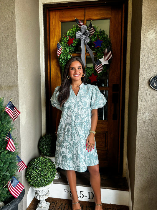 Crushed Kale Dress