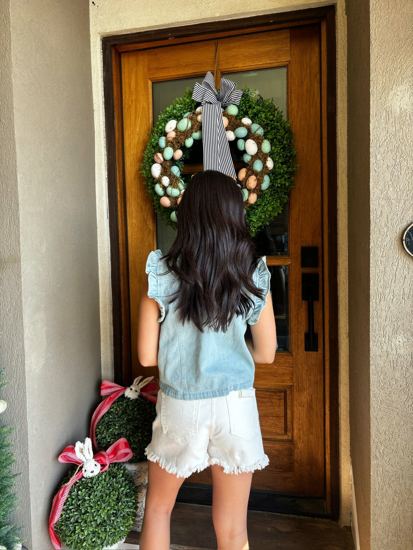 Pearl Denim Vest